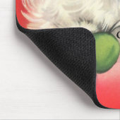 Mousepad, Vintages Weihnachten Weihnachtsmann Mousepad (Ecke)