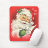 Mousepad, Vintages Weihnachten Weihnachtsmann Mousepad (Mit Mouse)