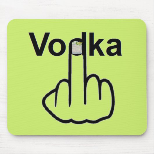 Mousepad Vodka Drehte (Vorne)