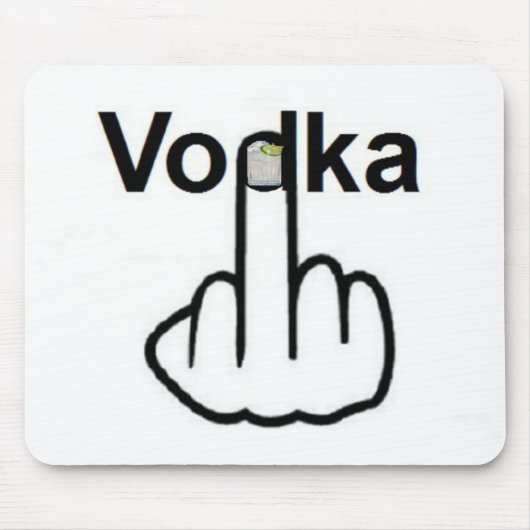 Mousepad Vodka Drehte (Vorne)