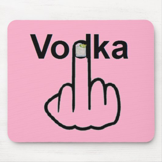 Mousepad Vodka Drehte (Vorne)