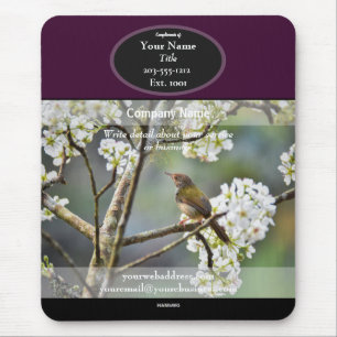 Mousepad-Vogel für Werbezwecke - HAMbyWG-Mauspad Mousepad