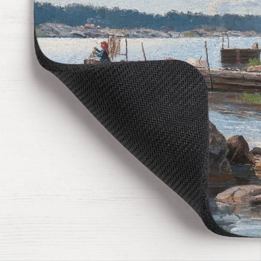 Mousepad von Abrahamsson "Motif von Jutholmen" (Ecke)