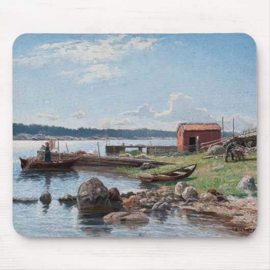 Mousepad von Abrahamsson "Motif von Jutholmen" (Vorne)