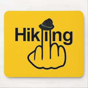 Mousepad Wandern Gedreht
