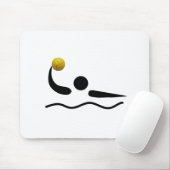 MousePad - Wasserball-Sport-Symbol (Mit Mouse)