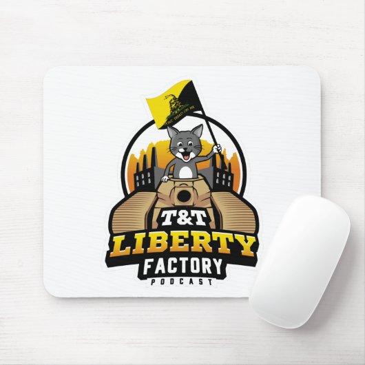 Mousepad (Weiß) von T&T Liberty Factory (Mit Mouse)