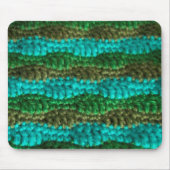 Mousepad - Wellenmuster in Grüntönen (Vorne)