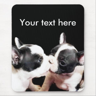 Mousepad Welpen der französischen Bulldogge