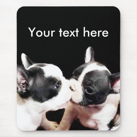 Mousepad Welpen der französischen Bulldogge (Vorne)