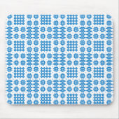 Mousepad: Welsh Tapestry Pattern, Bright Blue Mousepad (Vorne)
