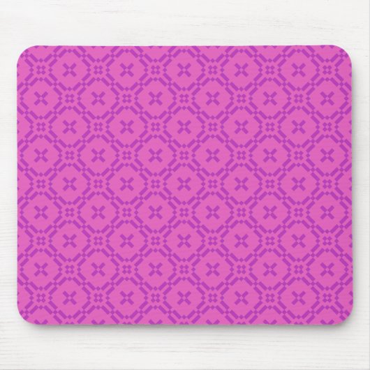 Mousepad: Welsh Tapestry Pattern, rosa Mousepad (Vorne)