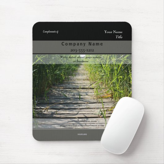 Mousepad-Werbefläche Walk - HAMbyWG Mousepad (Mit Mouse)