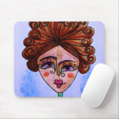 Mousepad (Whimsical Women 01) (Mit Mouse)