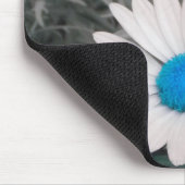 Mousepad "White Daisy" (w Blue) (Ecke)