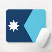 Mousepad with Flag of Minnesota, USA (Mit Mouse)