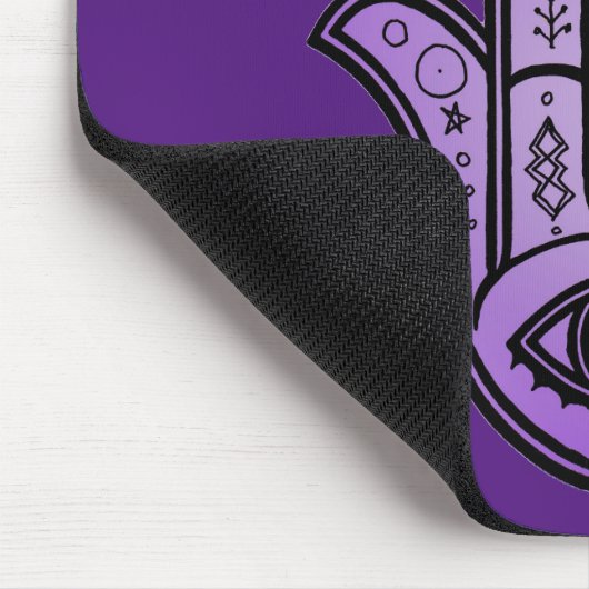 Mousepad with Hamsa Hand design (Ecke)