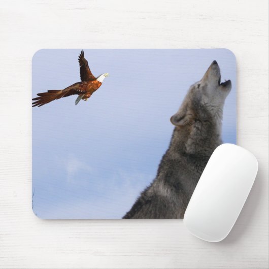 Mousepad Wolf (Mit Mouse)