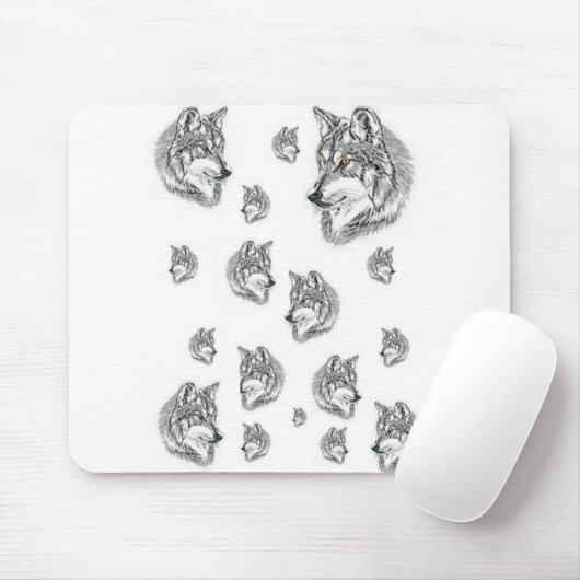 Mousepad Wolf (Mit Mouse)