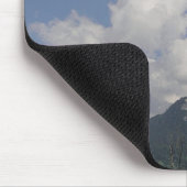 Mousepad Wolken-Doughnut über Bergen (Ecke)