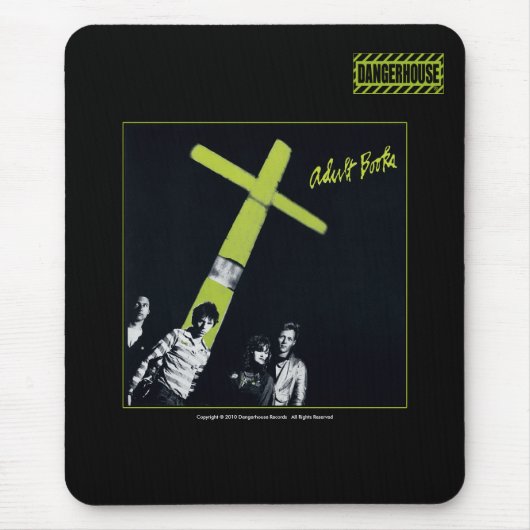 Mousepad X erwachsenes Bücher Dangerhouse (Vorne)