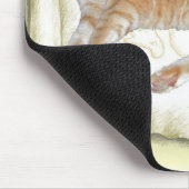 Mousepad Yellow Tiger Cat (Ecke)