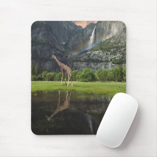Mousepad yosemite fall giraffa Regenbogen (Mit Mouse)