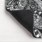 Mousepad Zeichnen mit Blumen (Ecke)