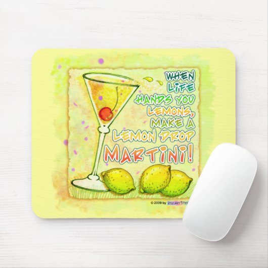 Mousepad - Zitronendrops Martini (Mit Mouse)
