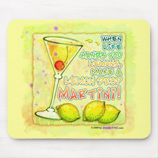 Mousepad - Zitronendrops Martini (Vorne)