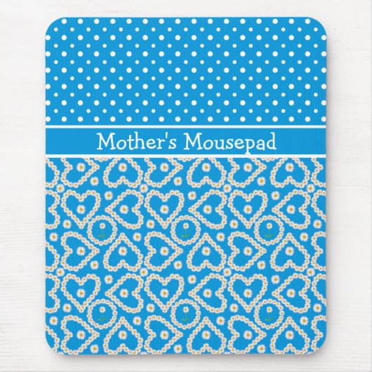 Mousepad zu personalisieren: Polkas Daisy Chains, (Vorne)