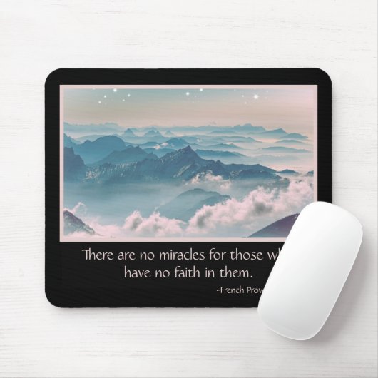 Mousepad zum inspirierenden Wunderzitat (Mit Mouse)