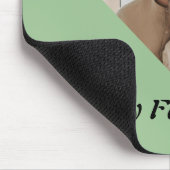 Mousepad zum personalisierten Vatertag - Weich grü (Ecke)