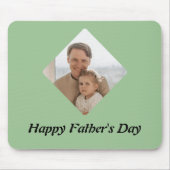 Mousepad zum personalisierten Vatertag - Weich grü (Vorne)