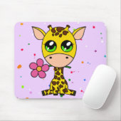 Mousepad zum Thema "Niedliche Giraffe" (Mit Mouse)