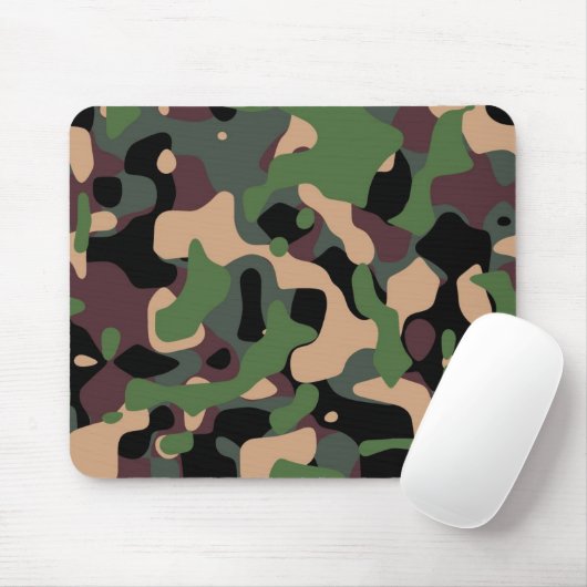 Mousepads mit einem Militärtarnungsentwurf (Mit Mouse)