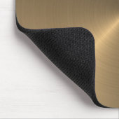 Mousepads mit goldener metallischer Beschaffenheit (Ecke)