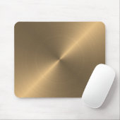 Mousepads mit goldener metallischer Beschaffenheit (Mit Mouse)