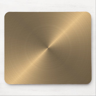 Mousepads mit goldener metallischer Beschaffenheit