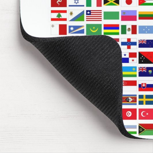 Mousepads Weltflaggen (Ecke)
