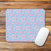 Mousepat pastel color geometric pattern Mousepad