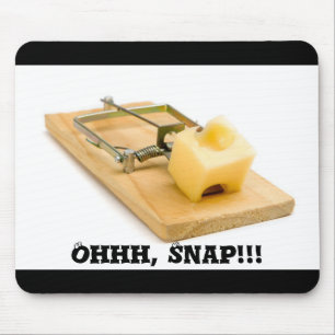 Mousetrap, Ohhh, Verschluss!!! Mausunterlage Mousepad