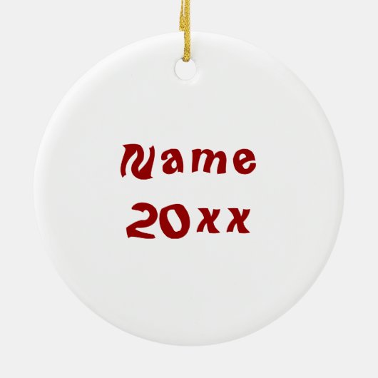 Mousey Christmas Ornament (Hinten)