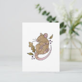 Mousey Postkarte (Stehend Vorderseite)