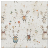 Mousey Whimsy: Whimsy Mäuse Stoff (Nahaufnahme)