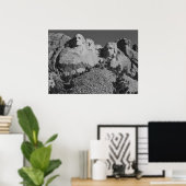 Mousmore Schwarz-Weiß-Poster Poster (Heimbüro)