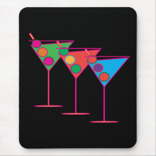 Mouspad - 3 Martinis Mousepad