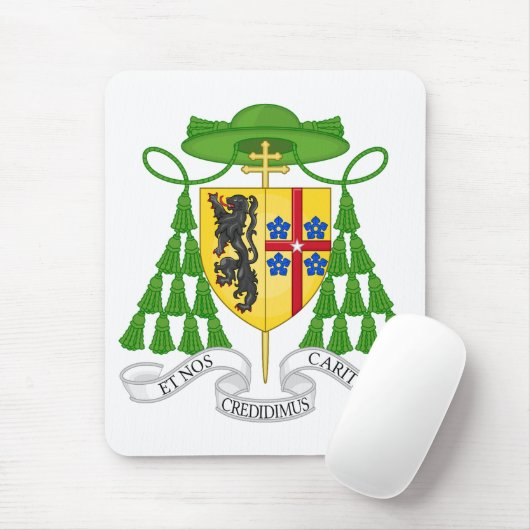 Mouspad Wappen Marcel Lefebvre Mousepad (Mit Mouse)