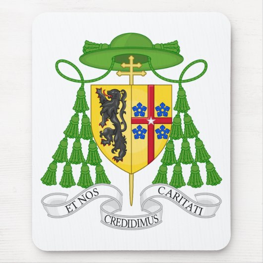 Mouspad Wappen Marcel Lefebvre Mousepad (Vorne)