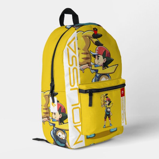 MOUSSA Druck Cut Sew Tasche (Rückseitige Ecke links)